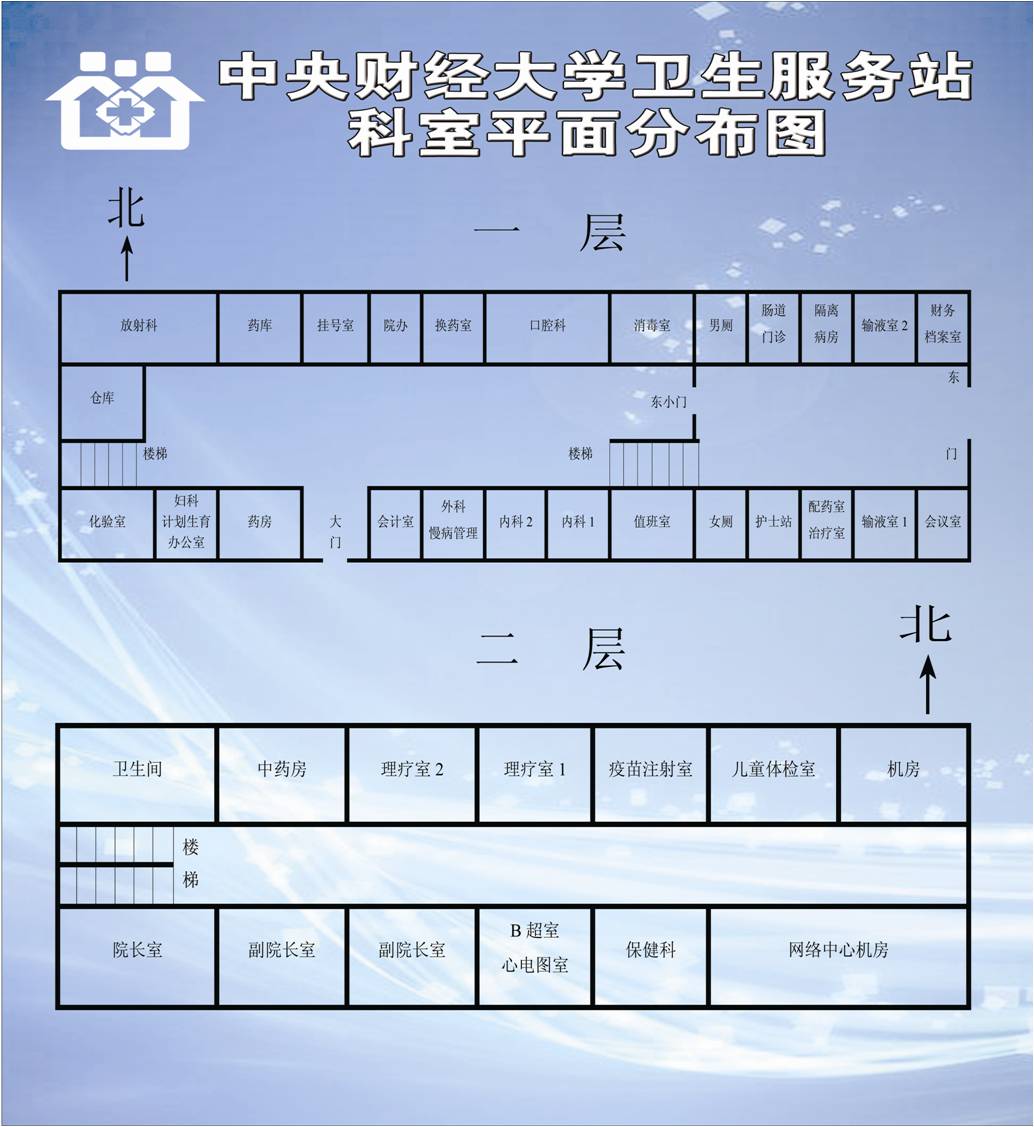 科室分布-中央财经大学校医院